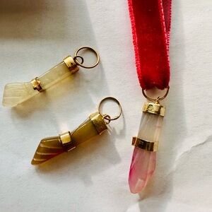 FIGA Crystal Pendants/Charms Unused.